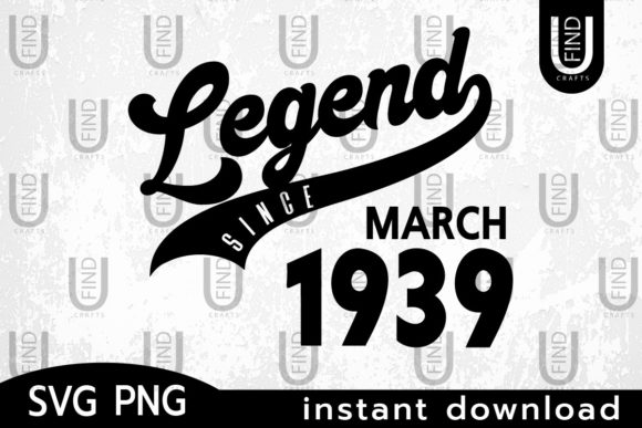 Vintage 1939, Legend Since March 1939