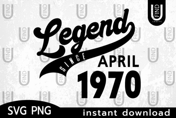 Vintage 1970, Legend Since April 1970